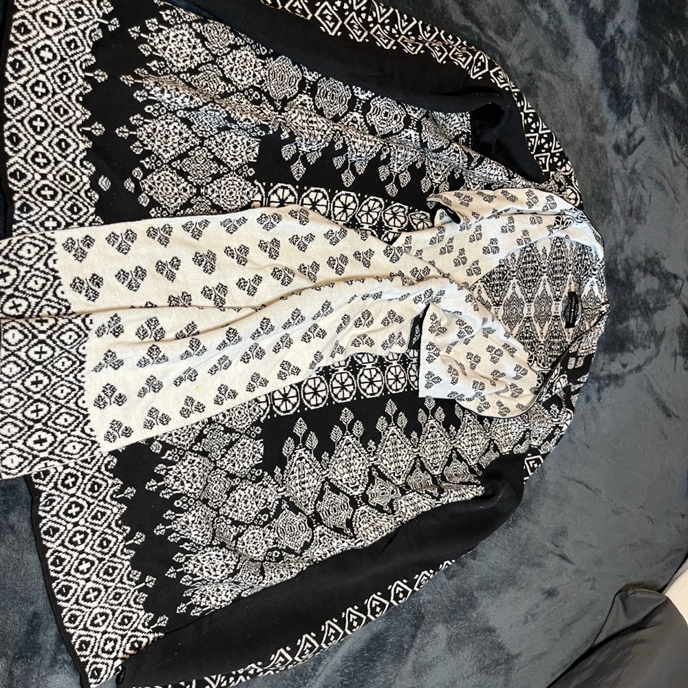 Lucky Brand Monochrome Geometric Jacket